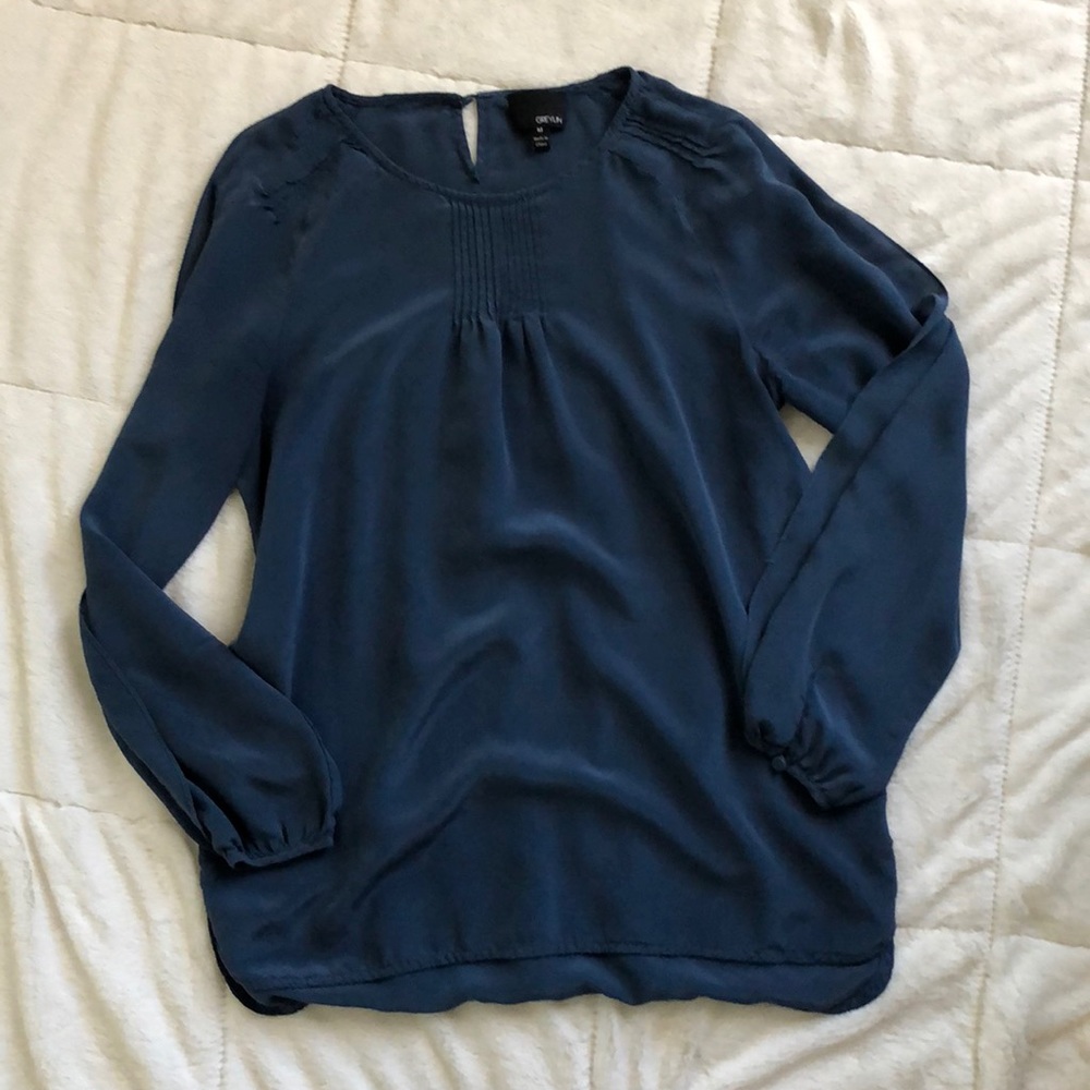 Dark Blue Blouse